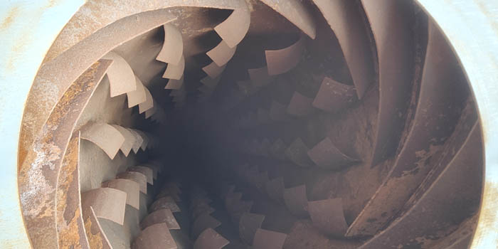 烘干機內(nèi)部磨損情況 烘干機內(nèi)部磨損情況